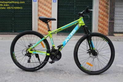xe đạp địa hình chính hãng XDS risingsun RX300A xanh non