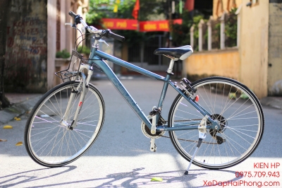 Xe đạp Touring Nhật bãi CHEVAUX 1CV Velo Mode (new 90%) màu Xanh