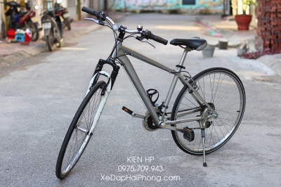 Xe đạp Touring Nhật bãi CHEVAUX 1CV Velo Mode (new 90%) màu Bạc