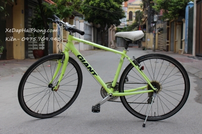 Xe đạp thể thao hiệu GIANT escape xanh chuối Nhật bãi tại Hải Phòng